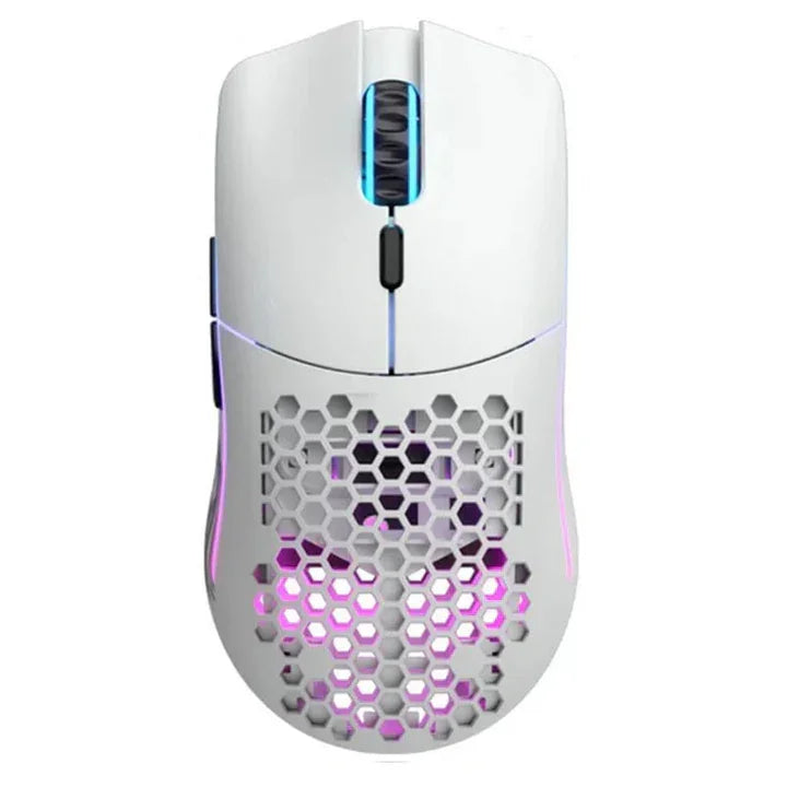 Glorious Model O Minus Wireless Gaming Mouse - Matte White - Tashqila Glorious Model O Minus Wireless Gaming Mouse - Matte White - Tashqila